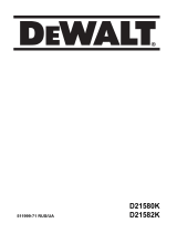 DeWalt D21580K Руководство пользователя