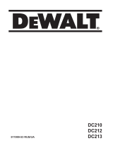 DeWalt DC213 Руководство пользователя