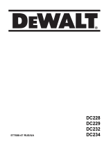DeWalt DC232K Руководство пользователя
