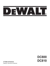 DeWalt DC800 Руководство пользователя