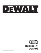 DeWalt D28492 Руководство пользователя