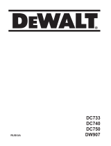 DeWalt DC733K Руководство пользователя
