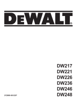 DeWalt DW236V Руководство пользователя