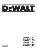 DeWalt DWD014 Руководство пользователя