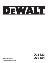 DeWalt D25123K Руководство пользователя