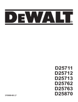 DeWalt D25870K Руководство пользователя
