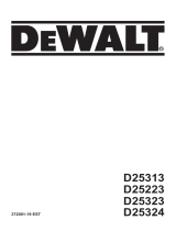 DeWalt D25313K Руководство пользователя