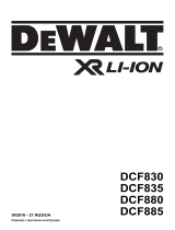 DeWalt DCF835 Руководство пользователя