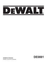 DeWalt DE0881 Руководство пользователя