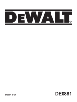 DeWalt DE0881 Руководство пользователя