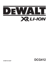 DeWalt DCG412 Руководство пользователя