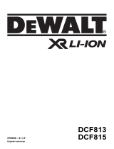 DeWalt DCF815 Руководство пользователя
