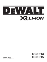 DeWalt DCF815 Руководство пользователя
