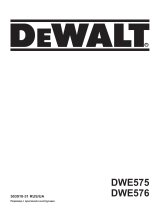 DeWalt DWE576 Руководство пользователя