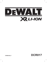 DeWalt DCR017 Руководство пользователя