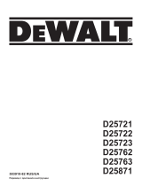 DeWalt D25722K Руководство пользователя