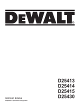 DeWalt D25430K Руководство пользователя