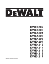 DeWalt DWE4205 Руководство пользователя