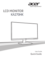 Acer KA270HK Инструкция по началу работы