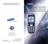 Samsung SGH-X100 Руководство пользователя