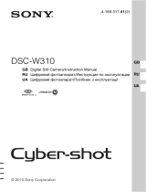 Sony DSC-W310 Руководство пользователя