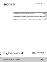 Sony Cyber-shot DSC-W570 Руководство пользователя