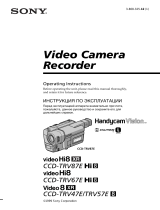 Sony CCD-TRV67E Инструкция по эксплуатации