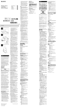 Sony WI-1000X Справочное руководство
