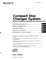 Sony CDX-434RF Инструкция по применению