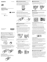 Sony SAL300F28G2 Инструкция по эксплуатации