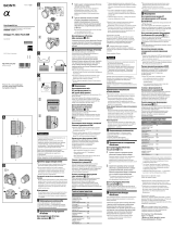 Sony SAL24F20Z Руководство пользователя