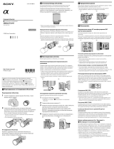 Sony SAL300F28G Инструкция по эксплуатации