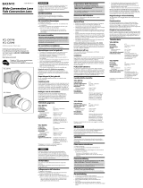 Sony VCL-D0746 Инструкция по применению