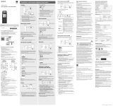 Sony ICD-SX2000 Инструкция по эксплуатации