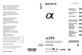 Sony DSLR-A290Y Инструкция по эксплуатации