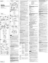 Sony SPK-CXA Инструкция по эксплуатации
