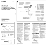 Sony CDX-GT33U Инструкция по установке