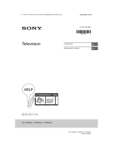 Sony KD-55XE9305 Справочное руководство