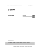 Sony KD-55XD8505 Справочное руководство
