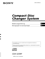 Sony CDX-525RF Инструкция по применению