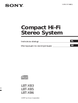 Sony LBT-XB3 Инструкция по применению