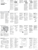 Sony FH-SR1D Инструкция по эксплуатации