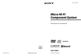 Sony CMT-DH5BT Инструкция по эксплуатации