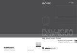 Sony DAV-IS50 Руководство пользователя