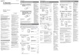 Sony ICD-P28 Инструкция по эксплуатации