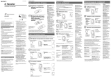 Sony ICD-P17 Инструкция по эксплуатации