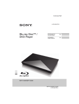 Sony BDP-S1200 Руководство пользователя