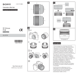 Sony SEL50F18F Инструкция по эксплуатации