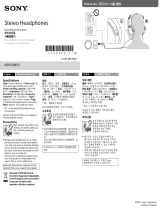 Sony MDR-XB450 Инструкция по эксплуатации