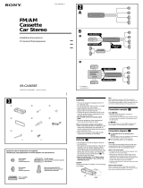 Sony XR-CA665EE Инструкция по установке